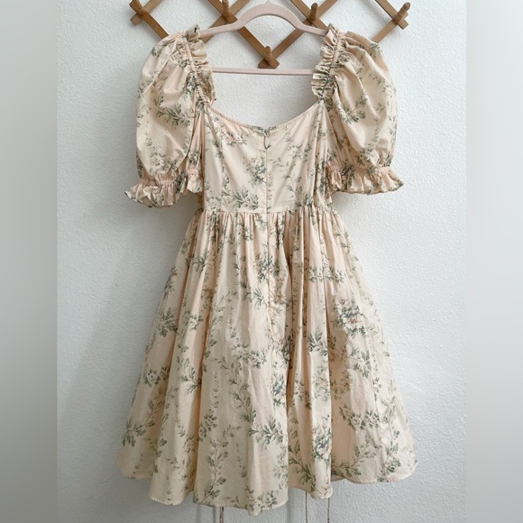 Selkie Puff-Sleeve Romantics Mini Dress - Picture 2 of 8